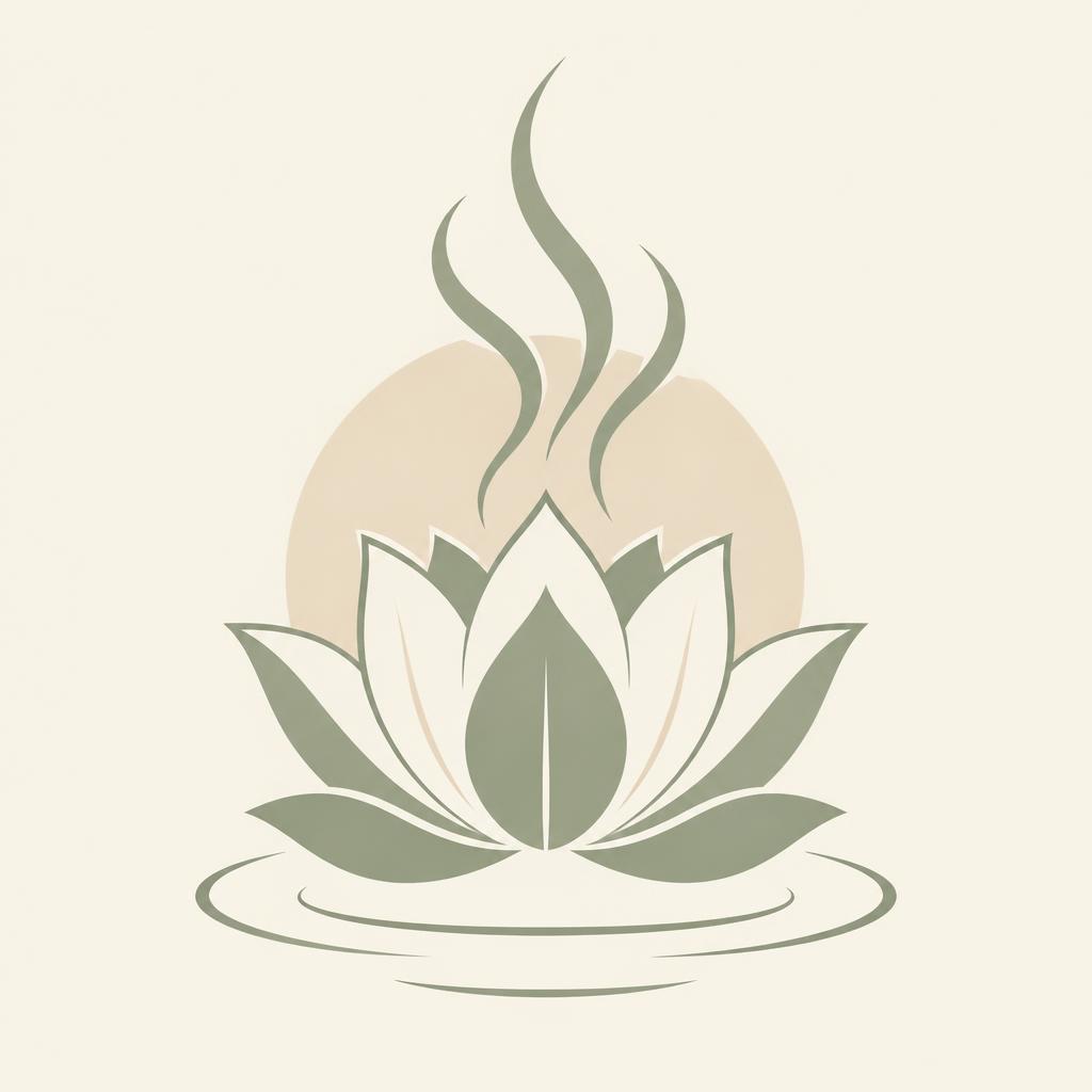 Dessin au crayon d'une fleur de lotus apaisante